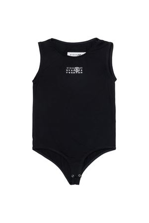 Body in jersey elasticizzato con logo Numeric MM6 KIDS | M60809MM05MM6900